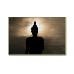 Cargar imagen en el visor de la galería, Cuadro Decorativo - Zen 054 - Buda en Meditación, Atardecer Luz y sombras
