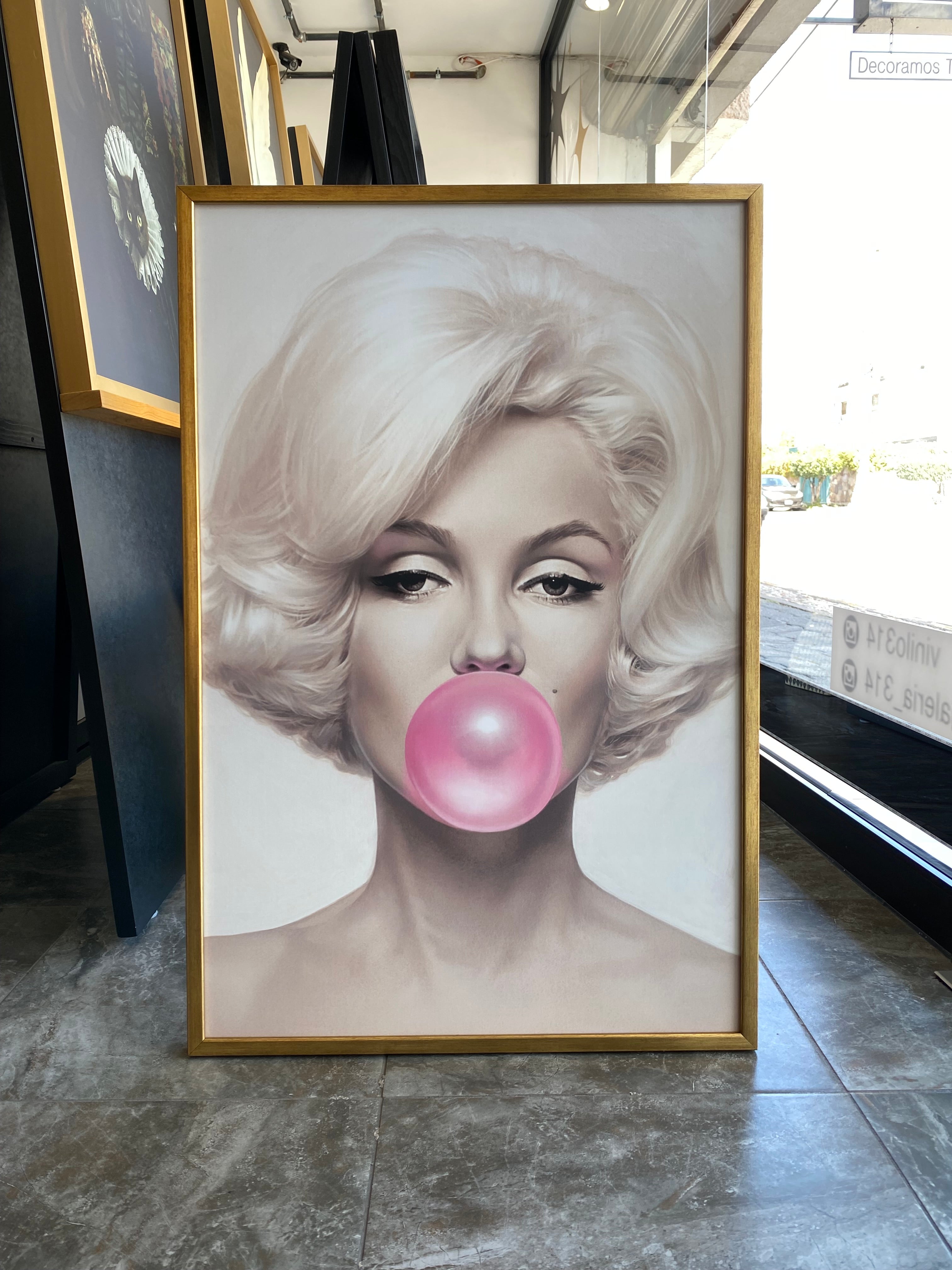 Cuadro Decorativo Bubble Gum 001 Marilyn Monroe