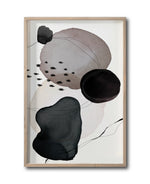 Cargar imagen en el visor de la galería, Cuadro Decorativo Abstracto Negro Arena 055 - Para Credenza

