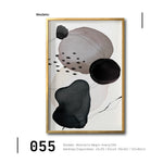 Cargar imagen en el visor de la galería, Cuadro Decorativo Abstracto Negro Arena 055 - Para Credenza
