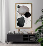 Cargar imagen en el visor de la galería, Cuadro Decorativo Abstracto Negro Arena 055 - Para Credenza
