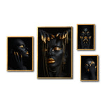 Cargar imagen en el visor de la galería, Set Cuadros Decorativos Black Woman 056
