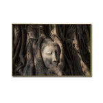 Cargar imagen en el visor de la galería, Cuadro Decorativo - Zen 056 - Buda en un Arbol entre Raíces

