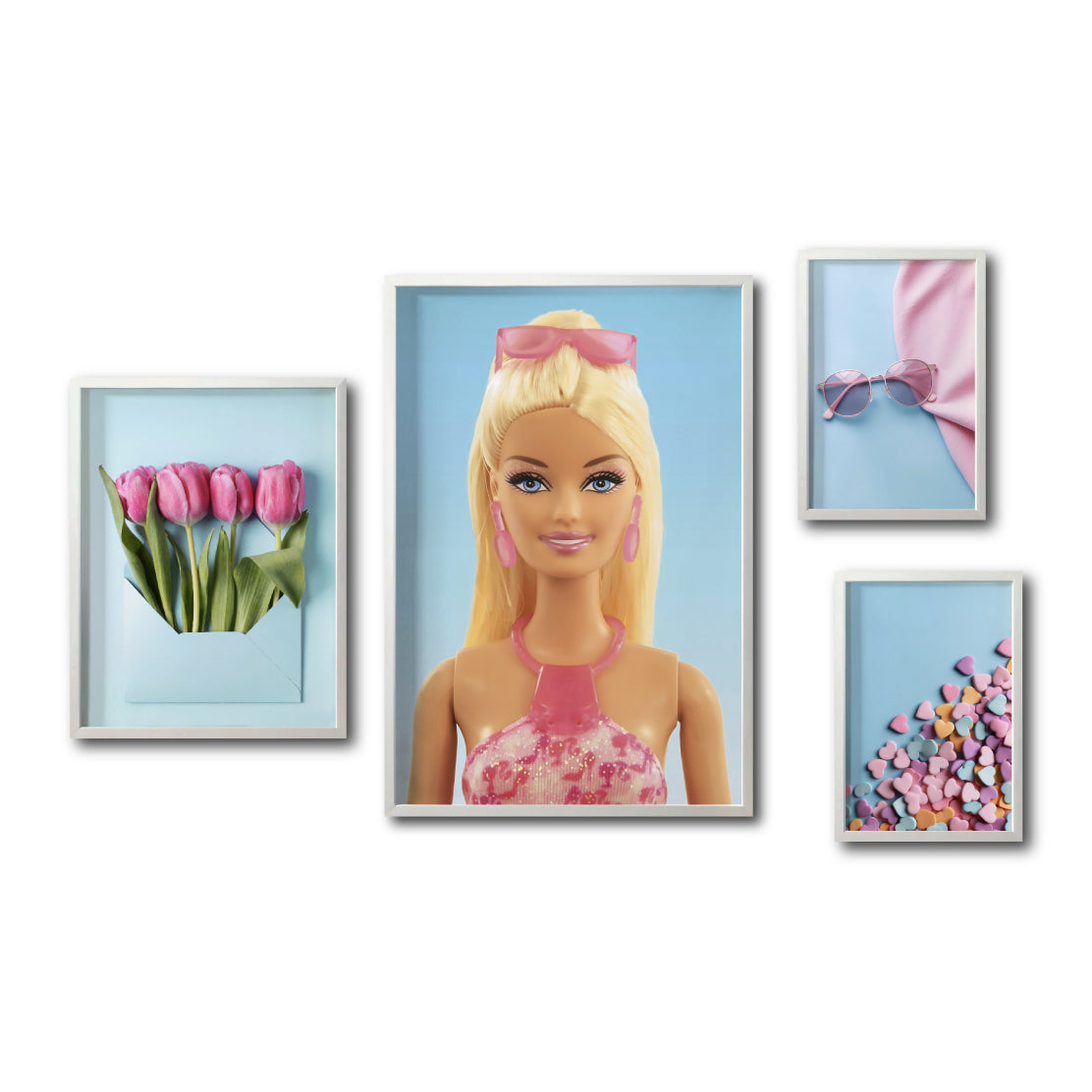 Compra de cuadros decorativos Barbie para tu sala en Ciudad de México. Galería 314. Candy Barbie.