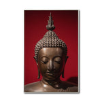 Cargar imagen en el visor de la galería, Cuadro Decorativo - Zen 059 - Buda en Meditación en Fondo Rojo
