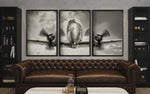 Cargar imagen en el visor de la galería, Set de 3 Cuadros Decorativos Vehículos 023 - Avión

