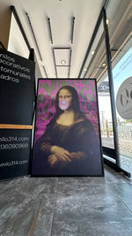 Cargar imagen en el visor de la galería, Cuadro Decorativo Bubble Gum 008 Mona Lisa
