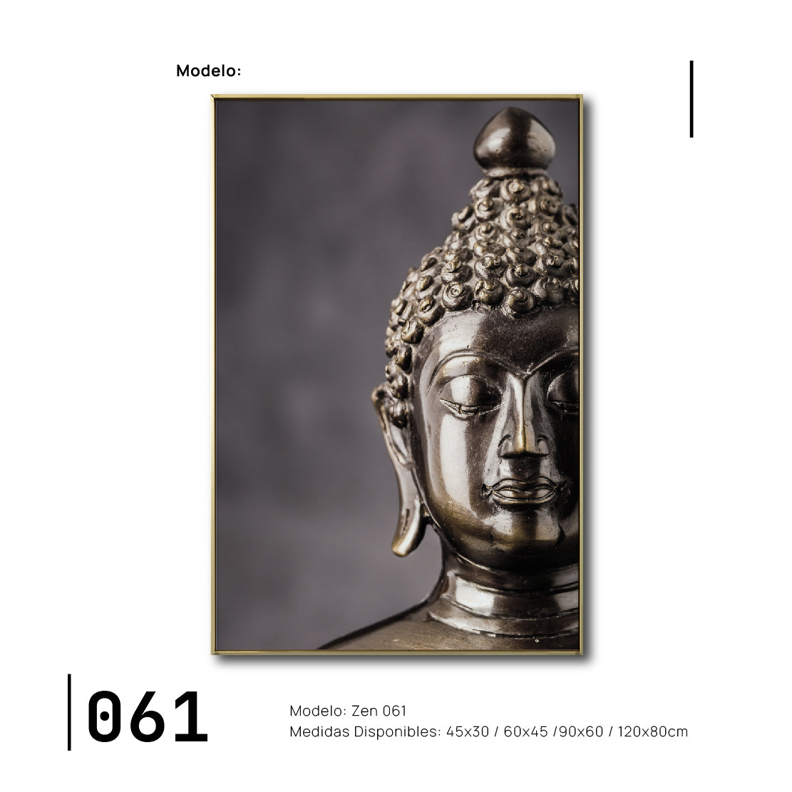 Cuadro Decorativo - Zen 061 - Buda en Meditación