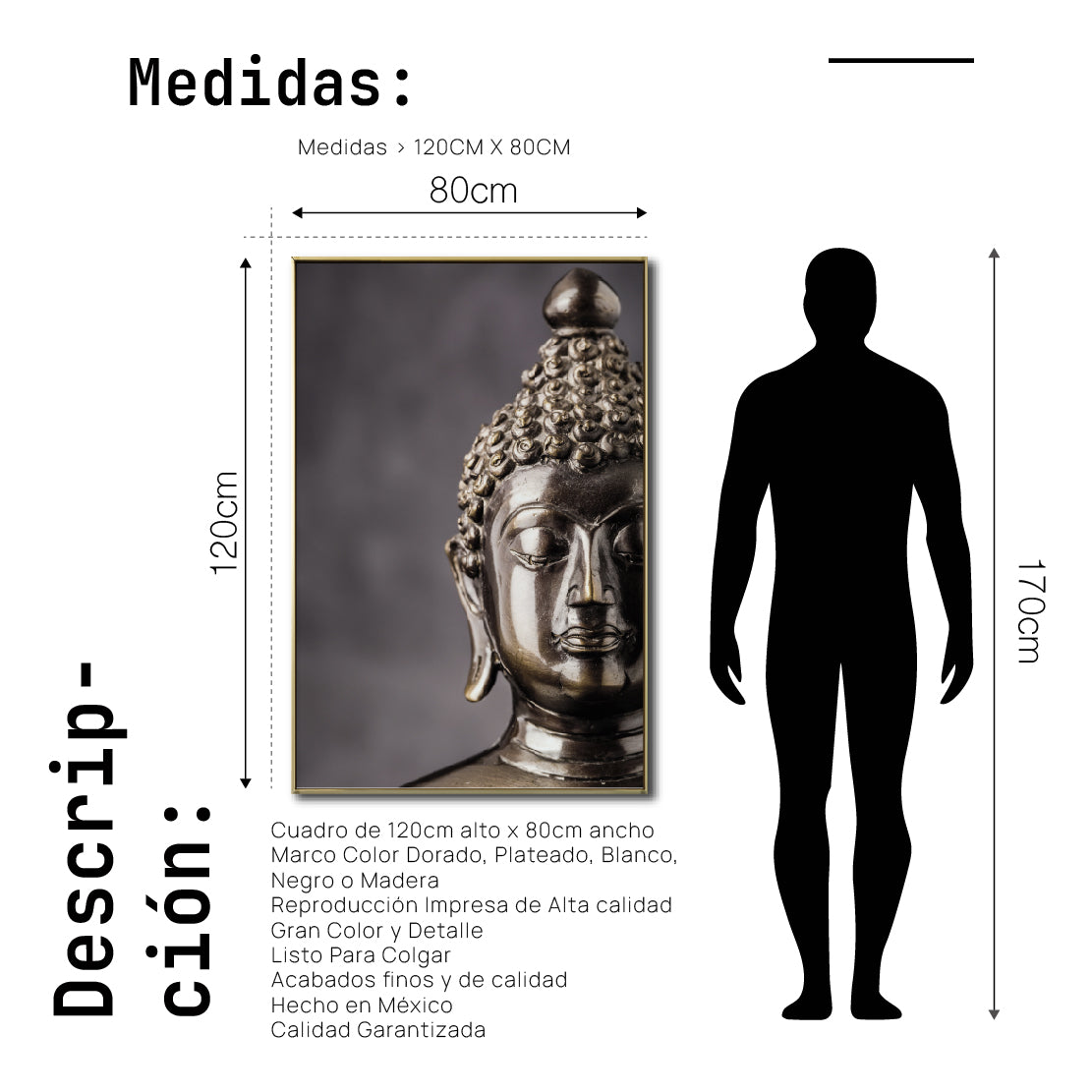 Cuadro Decorativo - Zen 061 - Buda en Meditación