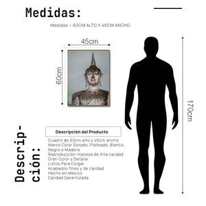 Cuadro Decorativo - Zen 063 - Estatua de Buda