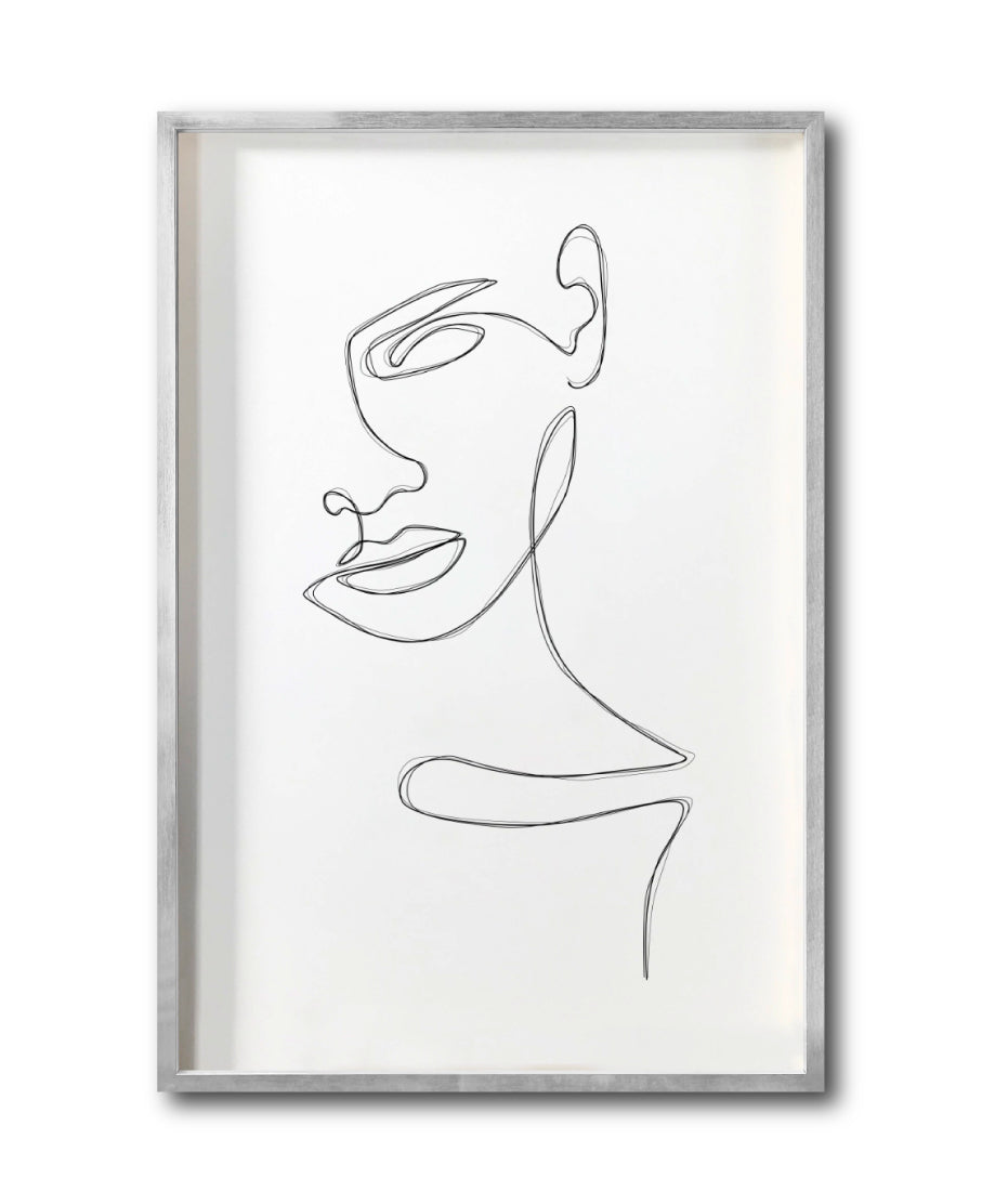 Cuadro Decorativo Abstracto Negro Arena 064 - Para Credenza