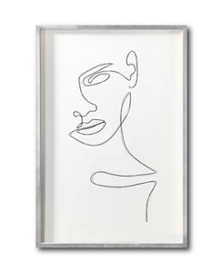 Cuadro Decorativo Abstracto Negro Arena 064 - Para Credenza