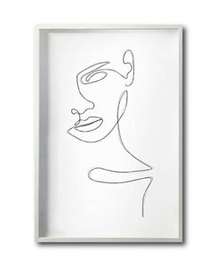 Cuadro Decorativo Abstracto Negro Arena 064 - Para Credenza