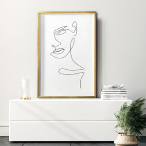 Cuadro Decorativo Abstracto Negro Arena 064 - Para Credenza