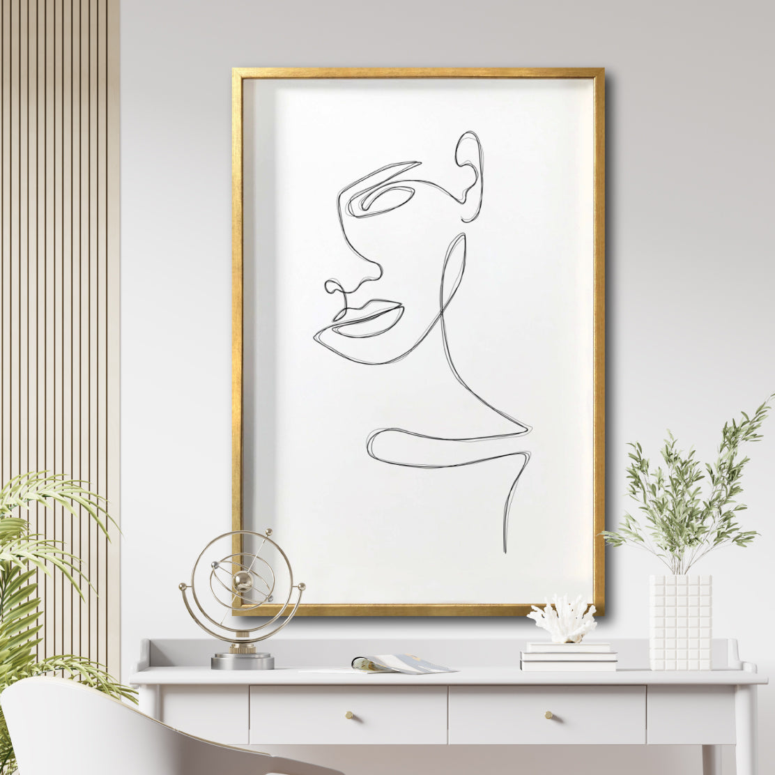 Cuadro Decorativo Abstracto Negro Arena 064 - Para Credenza