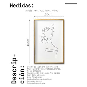 Cuadro Decorativo Abstracto Negro Arena 064 - Para Credenza