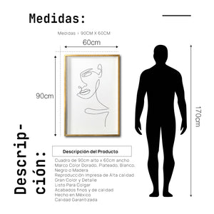 Cuadro Decorativo Abstracto Negro Arena 064 - Para Credenza