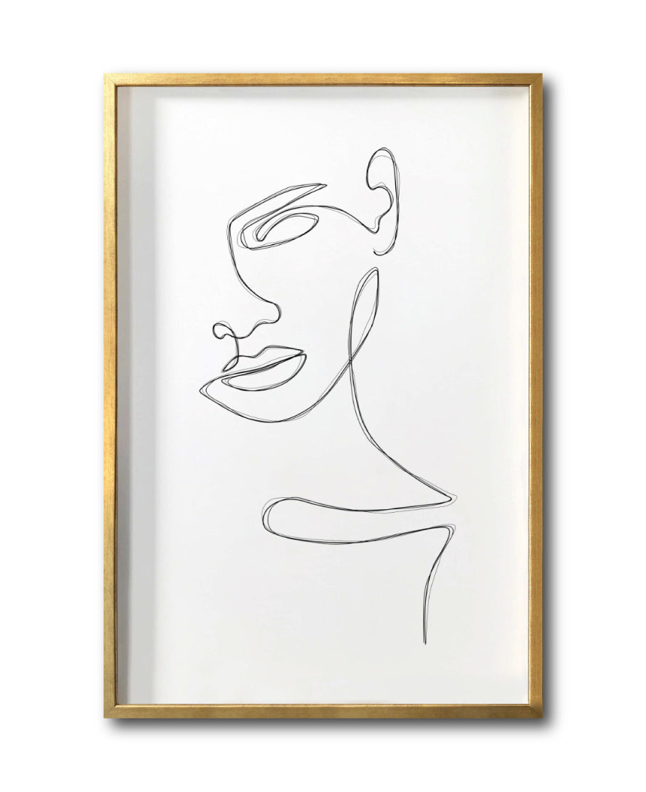 Cuadro Decorativo Abstracto Negro Arena 064 - Para Credenza