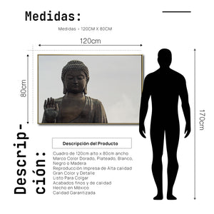 Cuadro Decorativo - Zen 064 - Buda de Piedra