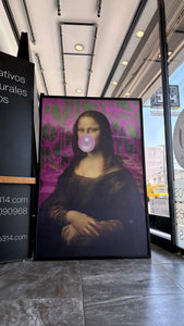 Cuadro Decorativo Bubble Gum 008 Mona Lisa