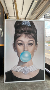 Cuadro Decorativo Bubble Gum 002 Audrey Hepburn