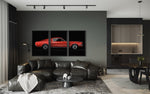 Cargar imagen en el visor de la galería, Set de Cuadros Decorativos Vehículos 011 -Auto Clásico Ford Mustang
