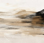 Cargar imagen en el visor de la galería, Set Cuadros Decorativos Abstracto Negro Arena 2-261 - Triptico Moderno y Minimalista Arte Estilo Nordico en Tonos Beige y Negro
