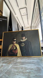 Cargar imagen en el visor de la galería, Cuadro Decorativo Personajes Época 017 Superhéroes Batman y Robin
