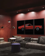 Cargar imagen en el visor de la galería, Set de Cuadros Decorativos Vehículos 011 -Auto Clásico Ford Mustang
