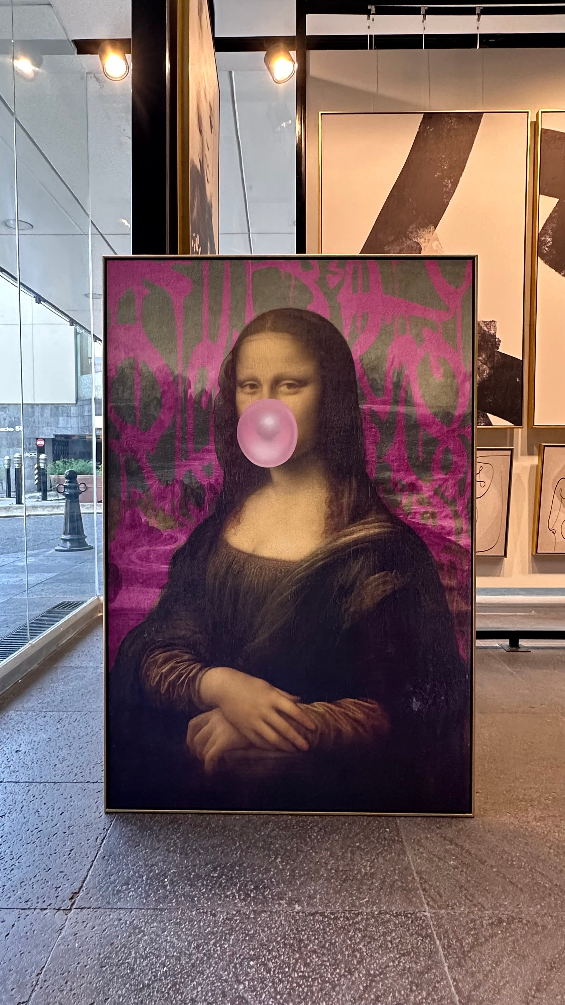 Cuadro Decorativo Bubble Gum 008 Mona Lisa