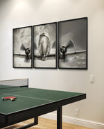 Cargar imagen en el visor de la galería, Set de 3 Cuadros Decorativos Vehículos 023 - Avión
