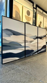 Cargar imagen en el visor de la galería, Set de 3 Cuadros Decorativos Abstract Colors  3-317abc-Triptico
