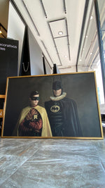 Cargar imagen en el visor de la galería, Cuadro Decorativo Personajes Época 017 Superhéroes Batman y Robin
