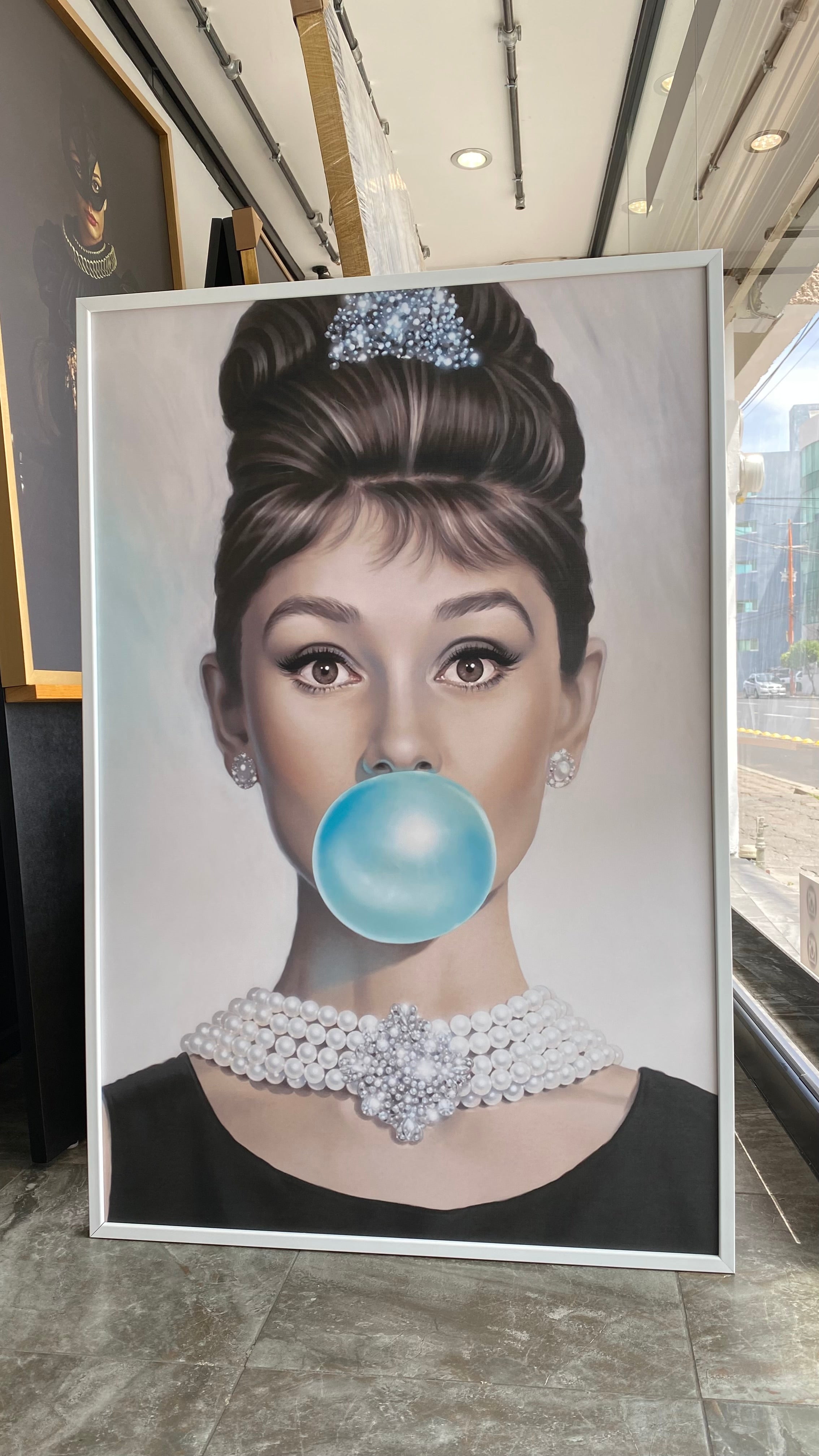 Cuadro Decorativo Bubble Gum 002 Audrey Hepburn