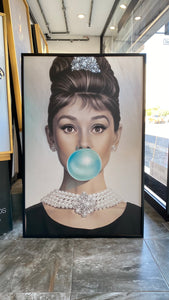 Cuadro Decorativo Bubble Gum 002 Audrey Hepburn