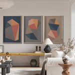 Cargar imagen en el visor de la galería, Set 3 Cuadros Decorativos Abstract Colors 112 - Para Credenza
