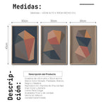 Cargar imagen en el visor de la galería, Set 3 Cuadros Decorativos Abstract Colors 112 - Para Credenza
