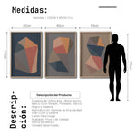 Cargar imagen en el visor de la galería, Set 3 Cuadros Decorativos Abstract Colors 112 - Para Credenza
