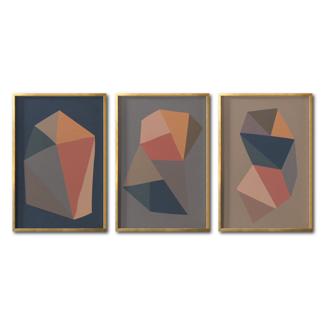 Set 3 Cuadros Decorativos Abstract Colors 112 - Para Credenza