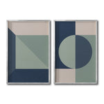 Cargar imagen en el visor de la galería, Set 2 Cuadros Decorativos Abstract Colors 115 - Para Credenza
