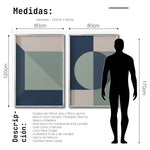 Cargar imagen en el visor de la galería, Set 2 Cuadros Decorativos Abstract Colors 115 - Para Credenza
