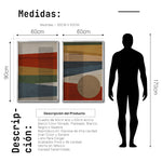Cargar imagen en el visor de la galería, Set 2 Cuadros Decorativos Abstract Colors 120 - Para Estudio
