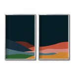 Cargar imagen en el visor de la galería, Set 2 Cuadros Decorativos Abstract Colors 121 - Para Estudio

