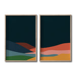 Cargar imagen en el visor de la galería, Set 2 Cuadros Decorativos Abstract Colors 121 - Para Estudio
