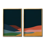 Cargar imagen en el visor de la galería, Set 2 Cuadros Decorativos Abstract Colors 121 - Para Estudio
