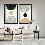 Cargar imagen en el visor de la galería, Set 2 Cuadros Decorativos Abstract Colors 014 - Para Credenza
