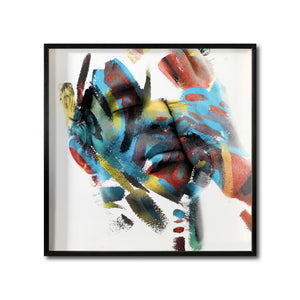 Compra cuadros decorativos Rostro Abstracto Masculino a Colores para tu recámara. Galería314.Cuadro Moderno, Minimalista, y Elegante. Colorido. Decoración de interiores. Interiorismo. 005