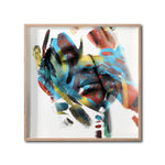 Cargar imagen en el visor de la galería, Cuadro Decorativo Art Faces 005 - Rostro Abstracto Masculino a Colores
