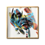 Cargar imagen en el visor de la galería, Cuadro Decorativo Art Faces 005 - Rostro Abstracto Masculino a Colores
