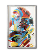 Cargar imagen en el visor de la galería, Cuadro Decorativo Art Faces 006 - Rostro Abstracto Femenino a Colores
